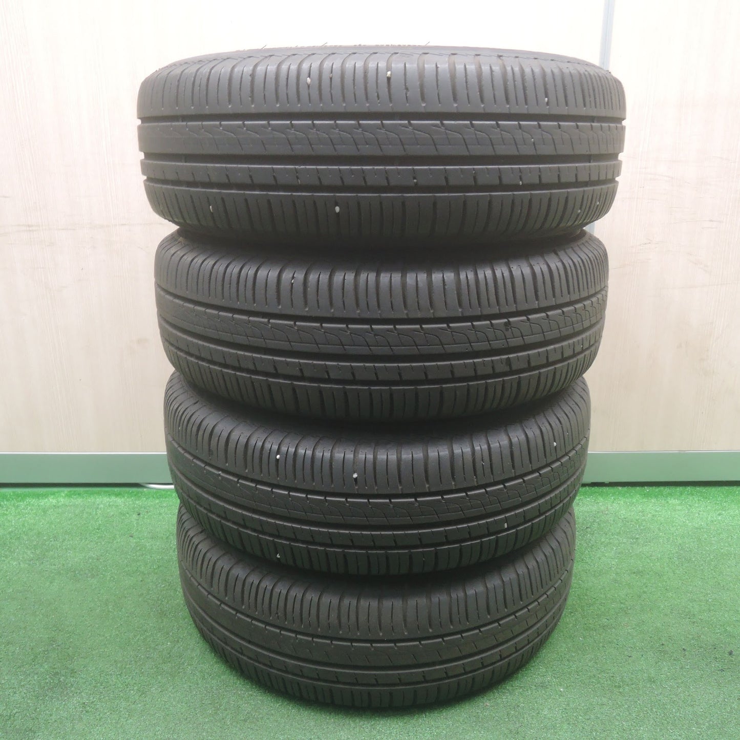 [送料無料]バリ溝！8.5分★175/65R14 RIVAZZA ENKEI ピレリ Cinturato P6 リヴァッツァ エンケイ 14インチ PCD100/4H★3103009SYノ