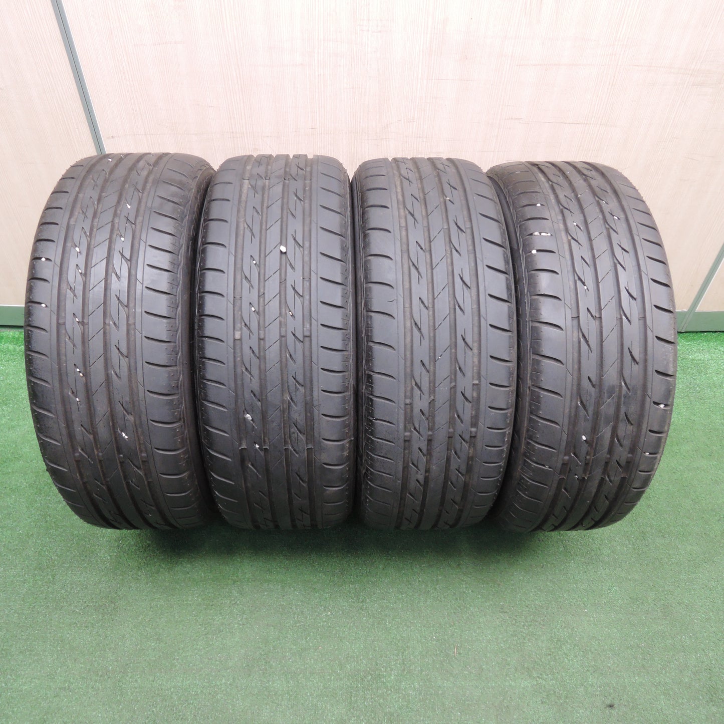 *送料無料*バリ溝！22年！8.5分★WORK EMOTION Kiwami 195/50R16 ブリヂストン ネクストリー ワーク エモーション 極 16インチ PCD100/4H★3121603TNノ