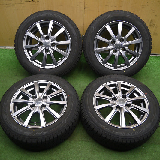 [送料無料]バリ溝！21年！キレイ！9.5分以上★スタッドレス 165/65R14 ヨコハマ アイスガード iG60 GRASS グラス 14インチ PCD100/4H★3062608Hス