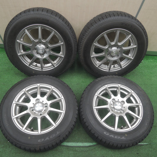 *送料無料*バリ溝！19年！キレイ！9.5分以上★スタッドレス 165/70R14 トーヨー ガリット G5 STRANGER ストレンジャー 14インチ PCD100/4H★3111315SYス