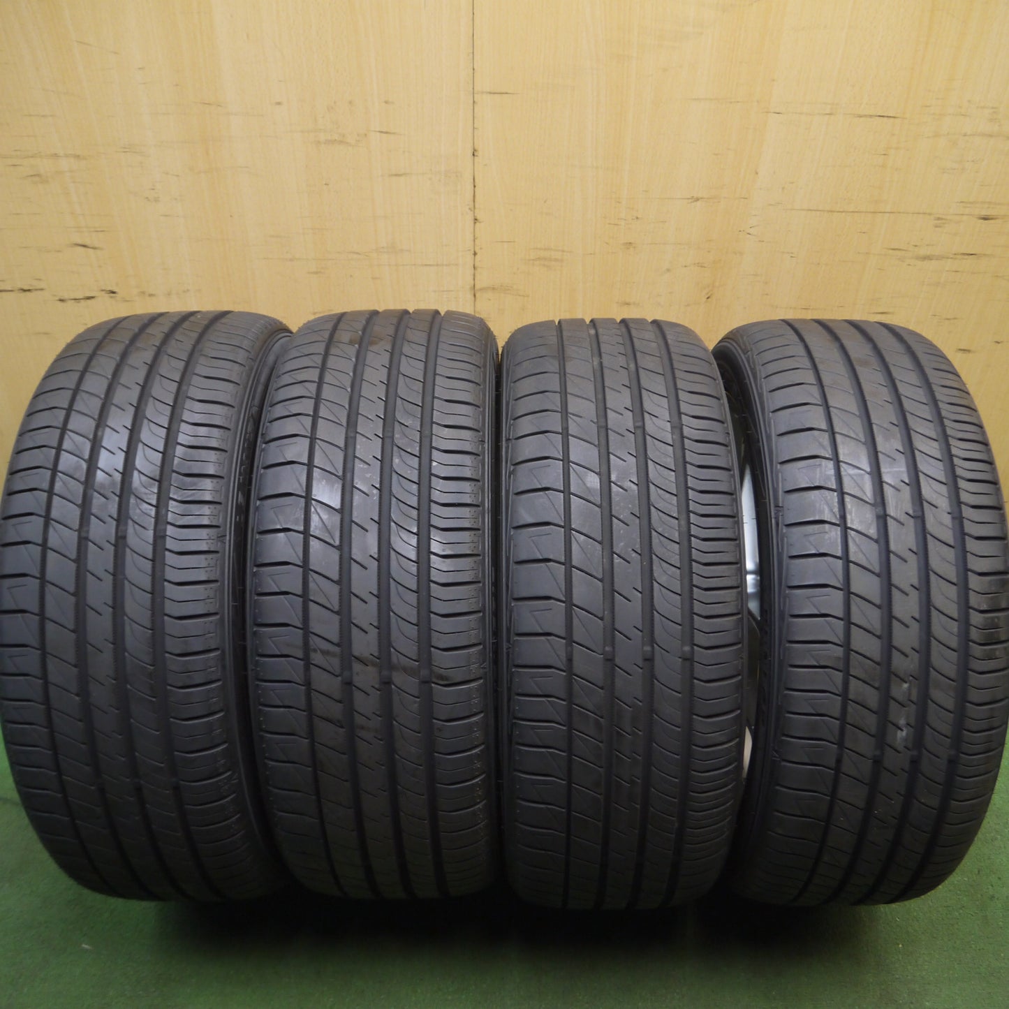 *送料無料*超バリ溝！キレイ！ほぼ10分★BBS RF501 鍛造 215/45R17 ダンロップ LE MANS V ルマン5 17インチ PCD114.3/5H★4012302Hノ