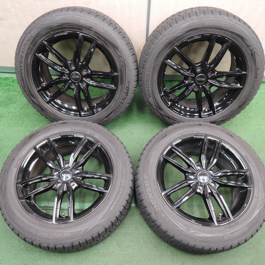 *送料無料*バリ溝！キレイ！8.5分★ミニ 等 KELLENERS 225/55R17 スタッドレス ダンロップ ウィンターマックス WM01 ケレナーズ 17インチ PCD112/5H★4010601HAス