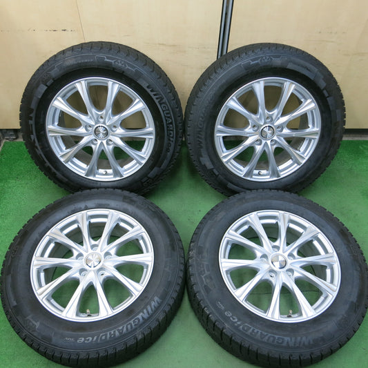 *送料無料*バリ溝！22年！キレイ！ほぼ10分★スタッドレス 225/65R17 ネクセン ウィンガード アイス SUV WS5 ILLUGA iLG 17インチ PCD114.3/5H★3100904イス