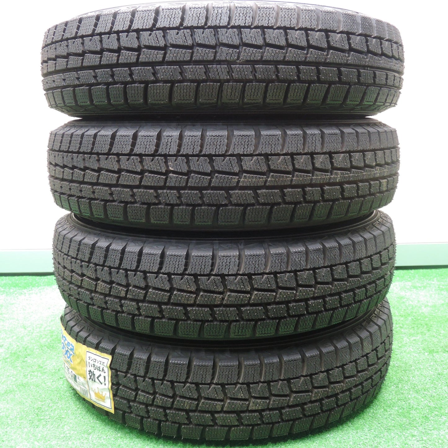 [送料無料]未使用★スタッドレス 145/80R13 VIOLENTO ダンロップ ウインターマックス WM01 ヴィオレント 13インチ PCD100/4H★3080903NJス