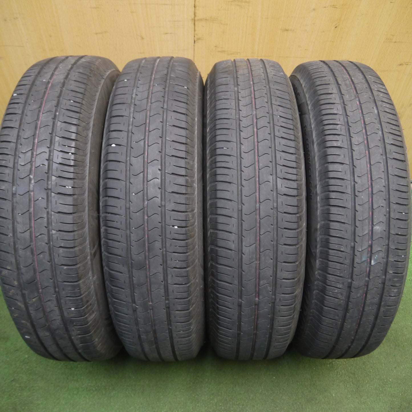 *送料無料* 4本価格★155/80R13 ブリヂストン エコピア NH100C JP STYLE MBS MONZA 13インチ PCD100/4H★4030808Hノ