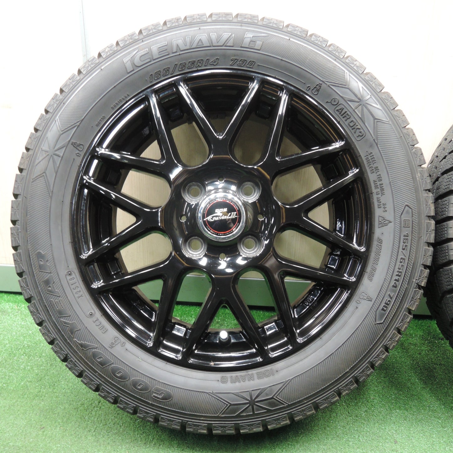 *送料無料* 4本価格★スタッドレス 165/65R14 グッドイヤー アイスナビ6 D.O.S. GaviaLⅡ DOS 14インチ PCD100/4H★4022602NJス