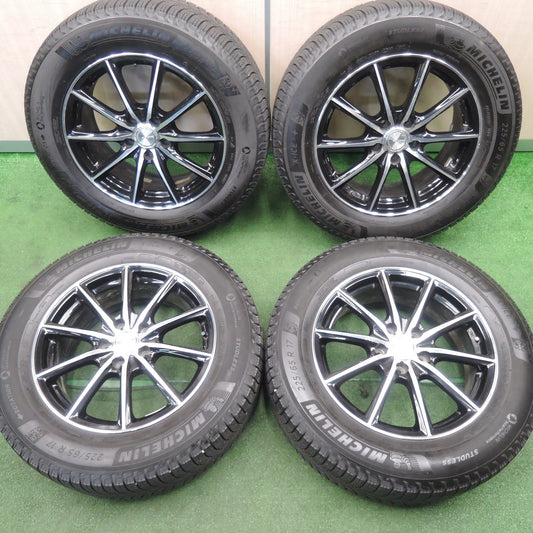 [送料無料]バリ溝！8.5分★スタッドレス 225/65R17 ミシュラン X-ICE3+ ECO FORME エコフォルム 17インチ PCD114.3/5H★3120102TNス