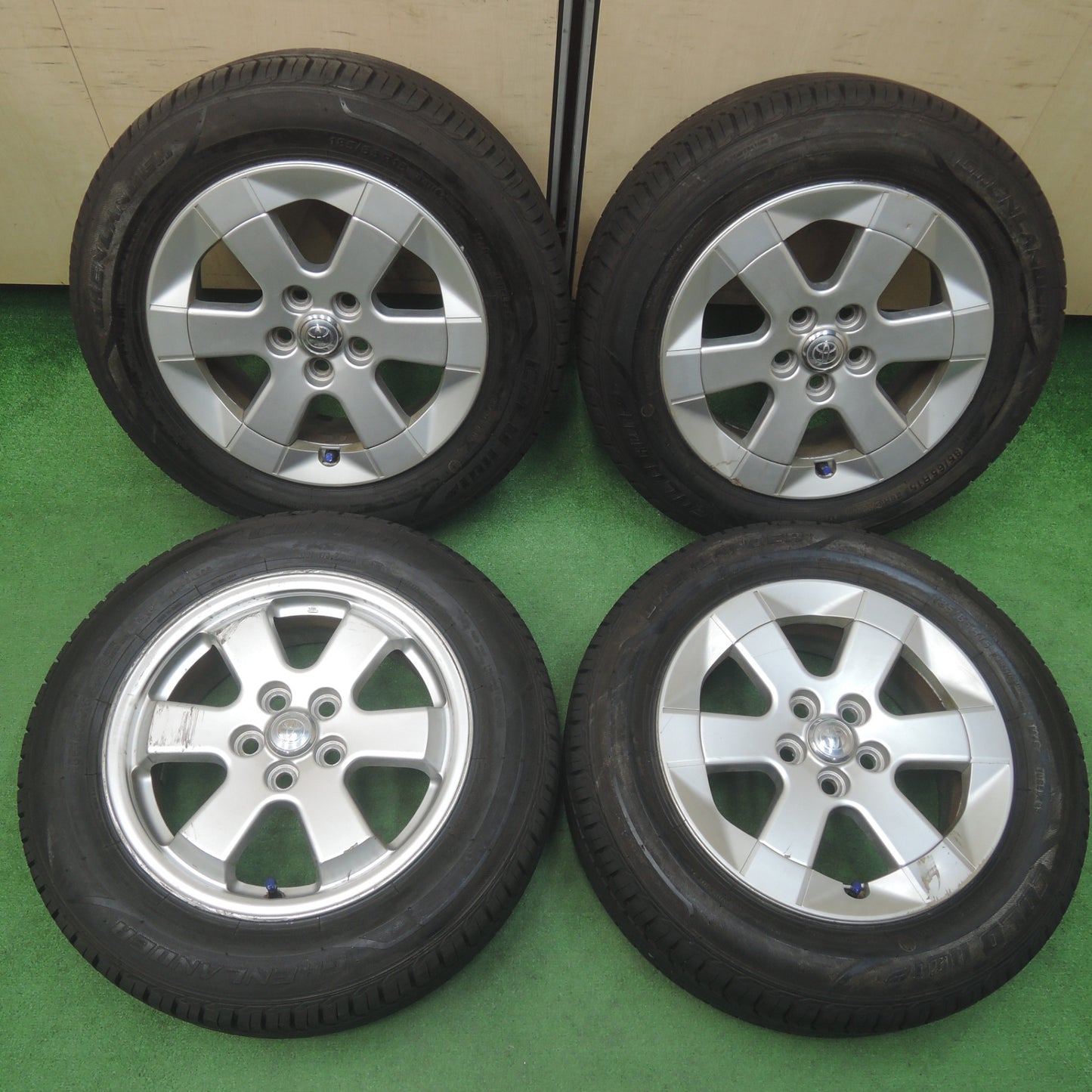 *送料無料* バリ溝！9.5分★トヨタ 20系 プリウス 純正 185/65R15 グリンランダー COLD H01 15インチ PCD100/5H★4022705SYノ