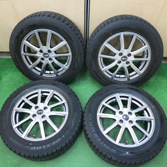 [送料無料]バリ溝！19年！綺麗！9.5分★スタッドレス 195/65R16 ダンロップ ウインターマックス WM02 STRANGER ストレンジャー 16インチ PCD100/4H★3050205ヒス