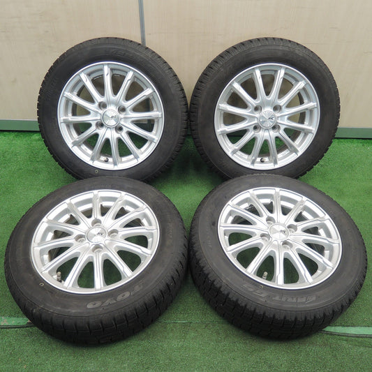 [送料無料] バリ溝！19年！9分★スタッドレス 165/65R14 トーヨー ガリット G5 ENCOUGAR エンクーガー 14インチ PCD100/4H★3112901NJス