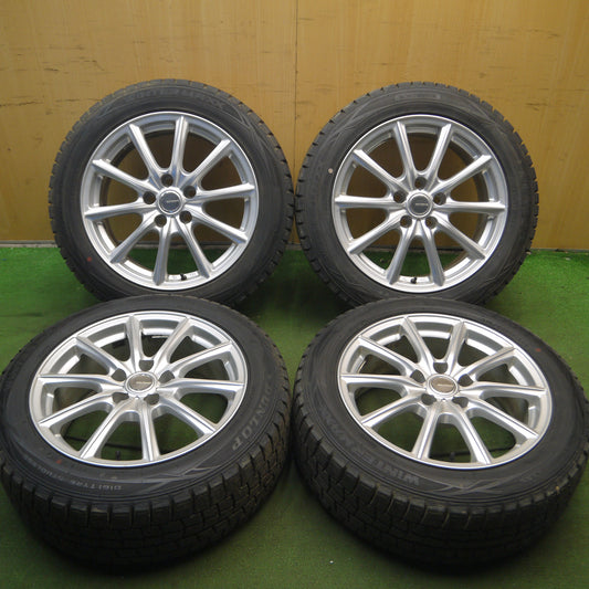 *送料無料*バリ溝！9.5分★スタッドレス 215/55R17 ダンロップ ウインターマックス WM01 ECO FORME エコフォルム 17インチ PCD114.3/5H★3122704Hス