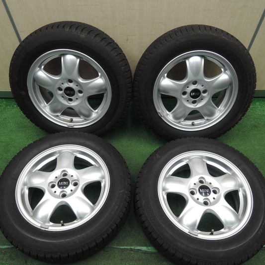 *送料無料*キレイ★MINI ミニ クーパー 純正 175/65R15 スタッドレス ブリヂストン アイスパートナー2 15インチ PCD100/4H★3120208HAス