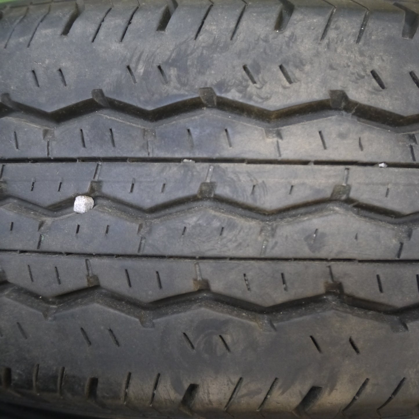 *送料無料*バリ溝！21年！キレイ！9.5分★トヨタ ハイエース 純正 スチール 195/80R15 ブリヂストン エコピア RD613 15インチ PCD139.7/6H★3121213Hノ