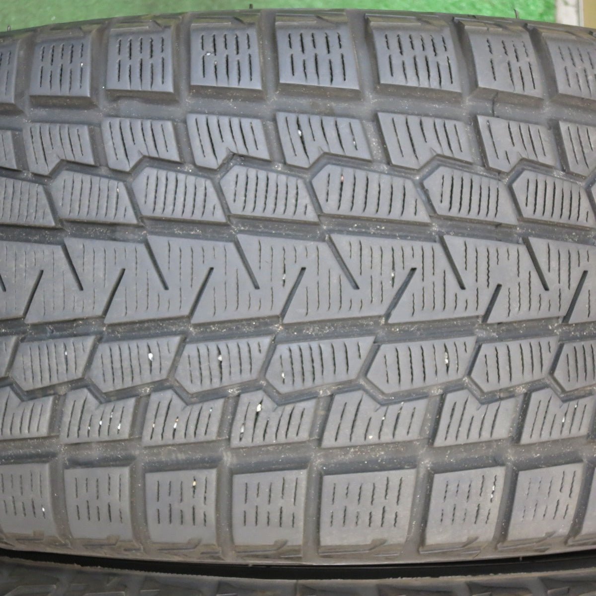 *送料無料* センサー付！バリ溝！綺麗！9分★レクサス等 235/55R18 スタッドレス ヨコハマ アイスガード G075 LA STRADA 阿部商会 PCD114.3/5H★4020915KKス