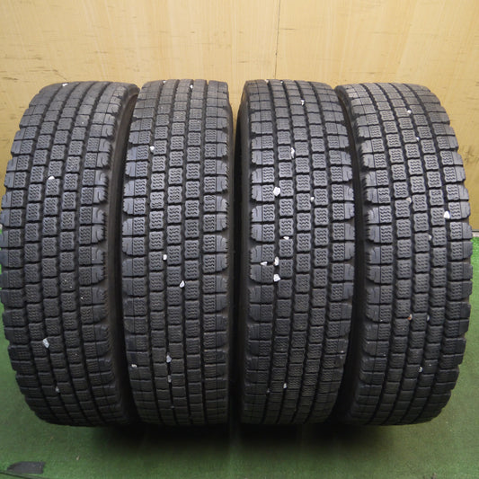 *送料無料*バリ溝！22年！8.5分★トラック タイヤ 225/80R17.5 123/122L スタッドレス ブリヂストン W910 17.5インチ★3122819KKスタ