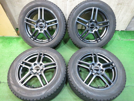 [送料無料]21年 バリ溝！綺麗★アウディ等 205/55R16 スタッドレス ノキアン ハッカペリッタR2 Eurodesign ユーロデザイン 16インチ PCD112/5H★3021016Hス