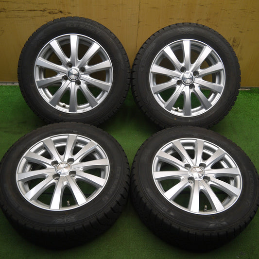 [送料無料]リ溝！19年！キレイ！9.5分以上★スタッドレス 185/60R15 グッドイヤー アイスナビ6 ravrion RS01 ラブリオン 15インチ PCD100/4H★3070407クス