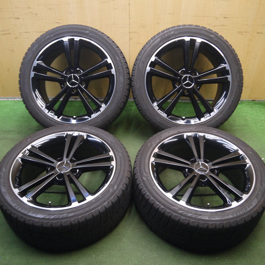 *送料無料*バリ溝！キレイ！8.5分★ベンツ W177 Aクラス 純正 AMG 225/45R18 スタッドレス ヨコハマ アイスガード iG60 18インチ PCD112/5H★4011710Hス