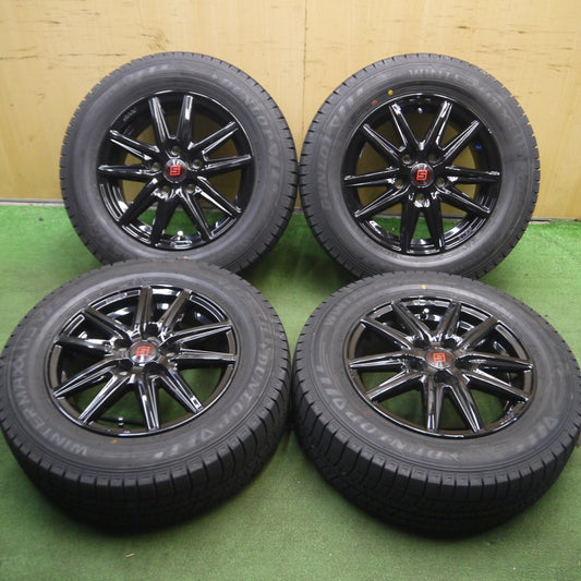 *送料無料* バリ溝！20年！キレイ！9.5分★スタッドレス 195/65R15 ダンロップ ウインターマックス03 SEIN ザイン 15インチ PCD114.3/5H★4031112Hス