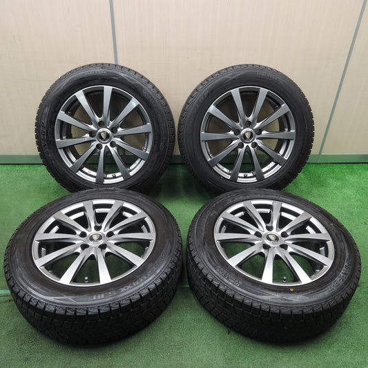 *送料無料*バリ溝！キレイ！9.5分★スタッドレス 215/60R17 ダンロップ ウインターマックス SJ8 MANARAY SPORT マナレイ 17インチ PCD114.3/5H★4011201NJス