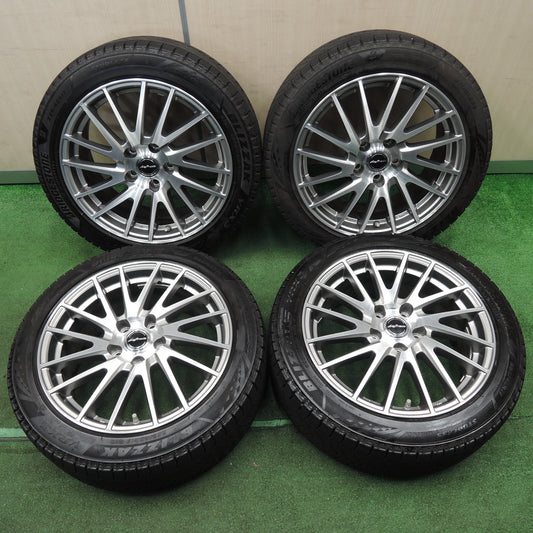 *送料無料*バリ溝！21年！キレイ！9.5分★スタッドレス 225/45R17 ブリヂストン ブリザック VRX3 Lefinada レフィナーダ 17インチ PCD114.3/5H★4010602NJス