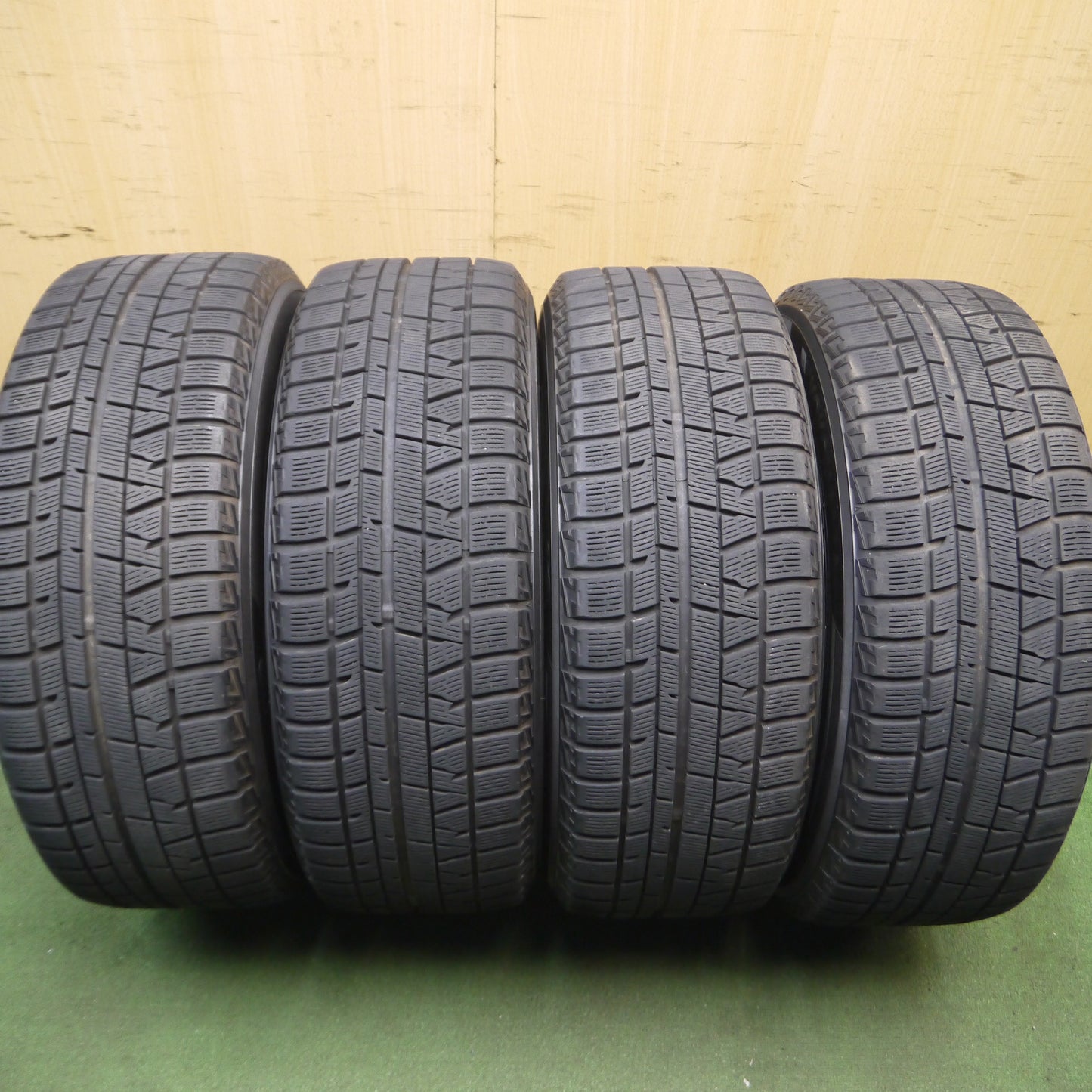 *送料無料*バリ溝！キレイ！9分★BMW等 EURO BAHN 205/55R16 スタッドレス ヨコハマ アイスガード iG50 プラス SPORTECHNIC PCD120/5H★3103003Hス