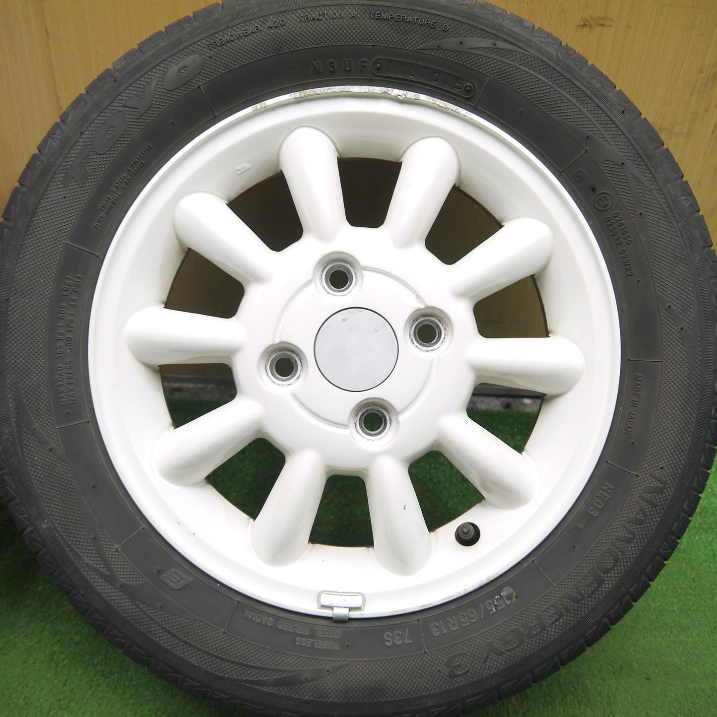 [送料無料]4本価格★スズキ アルト ラパン 純正 155/65R13 トーヨー ナノエナジー3 13インチ PCD100/4H★3071204Hノ