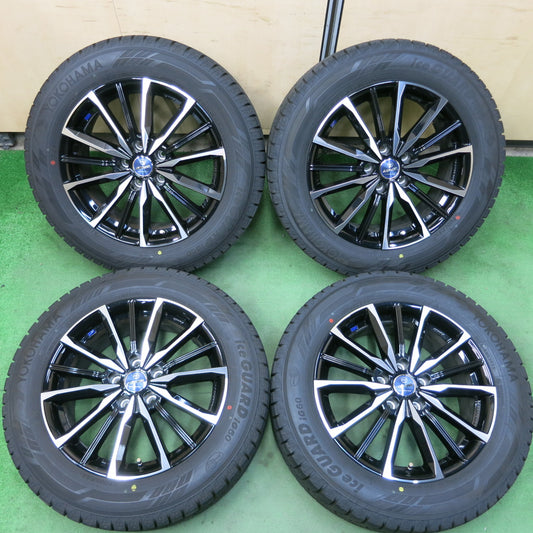 *送料無料*超バリ溝！22年！キレイ！ほぼ10分★SMACK ENKEI スタッドレス 215/60R17 ヨコハマ アイスガード iG60 エンケイ 17インチ PCD114.3/5H★3102410イス