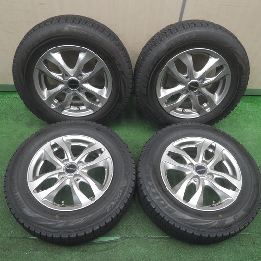 *送料無料*バリ溝！21年！キレイ！9.5分★スタッドレス 175/70R14 ブリヂストン ブリザック VRX2 BALMINUM バルミナ PCD100/4H★3111312SYス