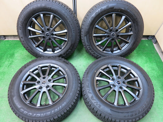 [送料無料]超バリ溝！21年！キレイ！ほぼ10分★スタッドレス 225/65R17 QRASIZ KOSEI 光生 コーセイ ワンリ ウインタークロス SW312 PCD114.3/5H★3030107ヒス