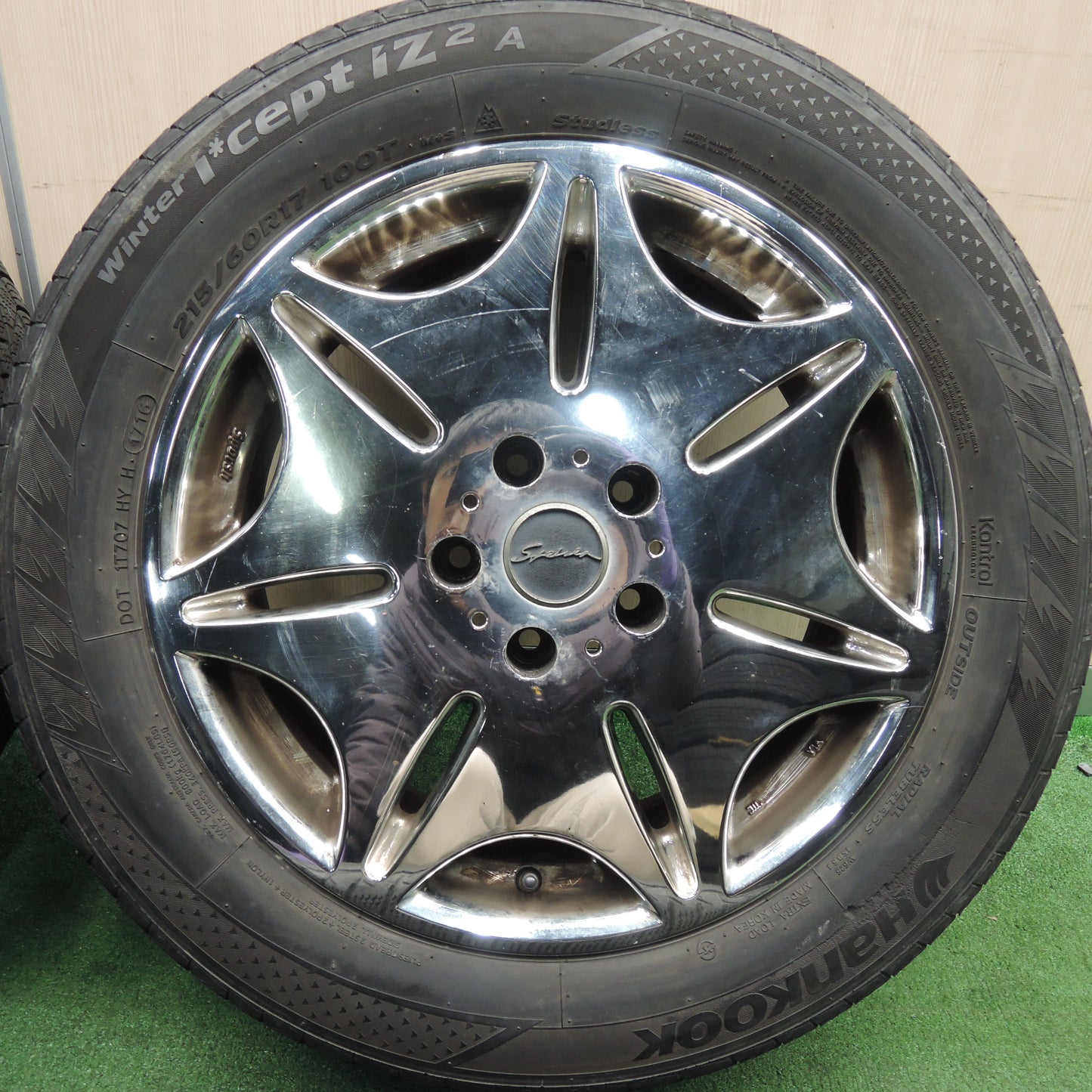 *送料無料*4本価格★スタッドレス 215/60R17 Sporsh ハンコック ウインターアイセプト IZ2A スポルシュ 17インチ PCD114.3/5H★4011316HAス