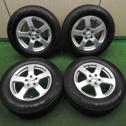 *送料無料*バリ溝！キレイ！8.5分★アウディ等 RINSPEED 215/65R16 スタッドレス ブリヂストン ブリザック VRX2 リンスピード PCD112/5H★3121804TNス