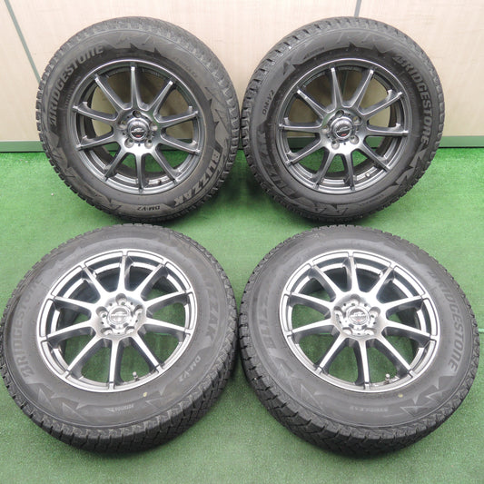 *送料無料*キレイ★スタッドレス 225/65R17 ブリヂストン ブリザック DM-V2 SCHNEIDER シュナイダー 17インチ PCD114.3/5H★3120813TNス