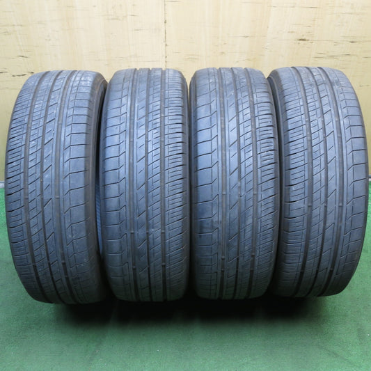 *送料無料* バリ溝！21年！9分★215/60R17 トーヨー トランパス LuⅡ タイヤ 17インチ アルファード ヴェルファイア 等★4022203KKノタ