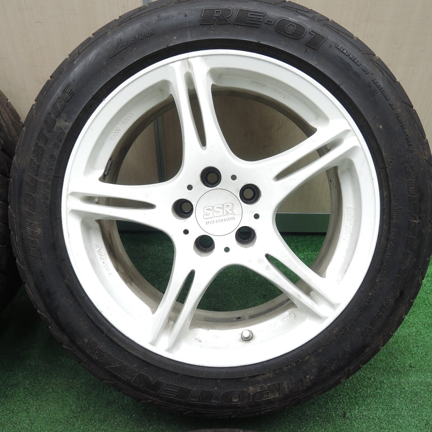 [送料無料]4本価格★SSR SPEED STAR RACING インテグラル GT1 205/55R16 ブリヂストン ポテンザ RE-01 スピードスター 16インチ PCD100/5H★3111004TNノ