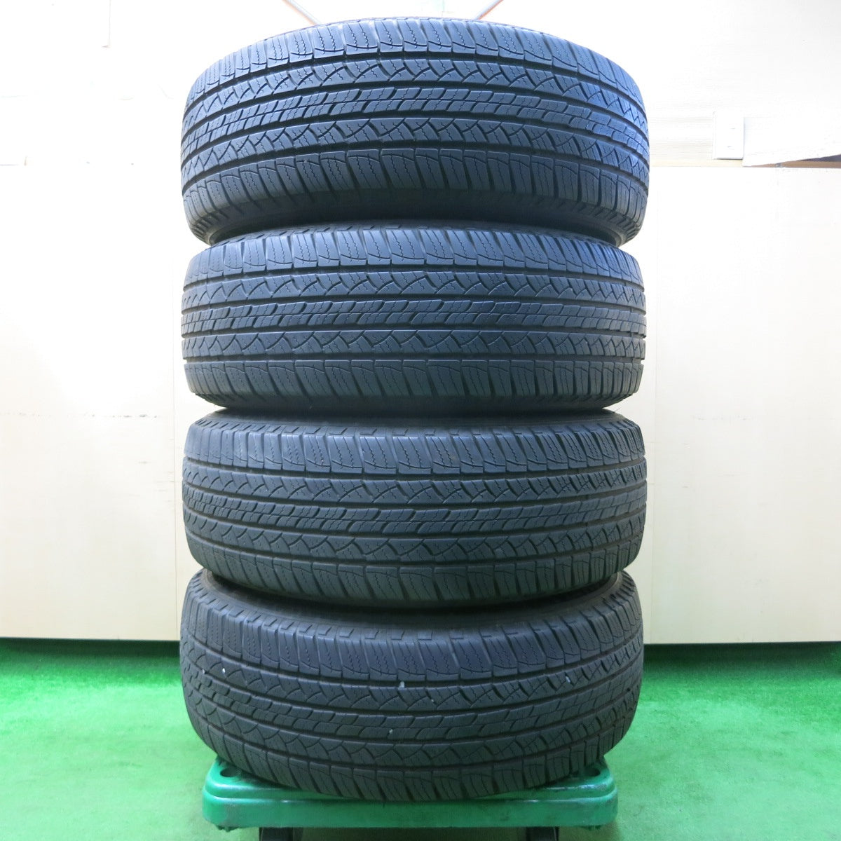 *送料無料* バリ溝！8.5分★トヨタ 150系 ランクル プラド 純正 265/65R17 ミシュラン LATITUDE TOUR 17インチ PCD139.7/6H★4022602イノ