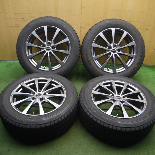 *送料無料* バリ溝！キレイ！9分★スタッドレス 225/60R18 ブリヂストン ブリザック DM-V2 Exceeder エクシーダー 18インチ PCD114.3/5H★4020203Hス