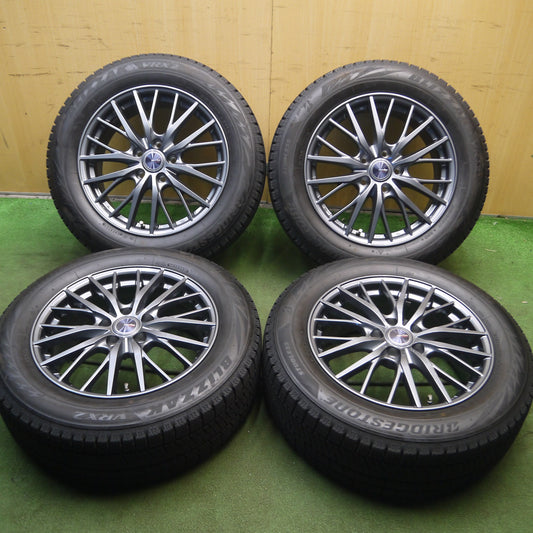 *送料無料*バリ溝！21年！キレイ！9.5分★スタッドレス 215/60R17 ブリヂストン ブリザック VRX2 ravrion RM01 ラブリオン 17インチ PCD114.3/5H★4010902Hス