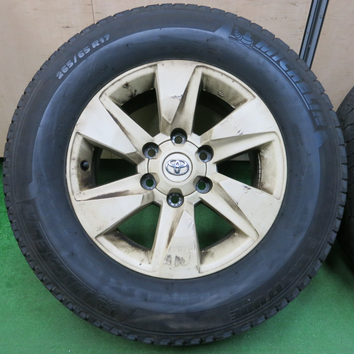 シルバーランクル プラド 150 純正17インチ ミシュラン - タイヤ・ホイール
