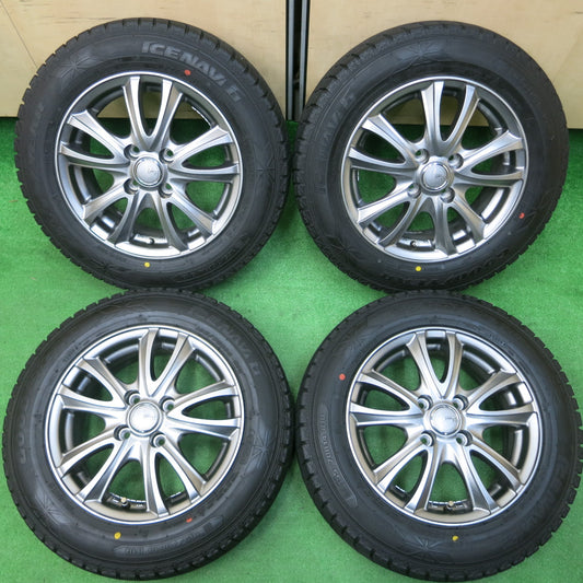 *送料無料*バリ溝！19年！キレイ！8.5分★スタッドレス 165/70R14 グッドイヤー アイスナビ6 SIBILLA NEXT C5 シビラ 14インチ PCD100/4H★3121907イス