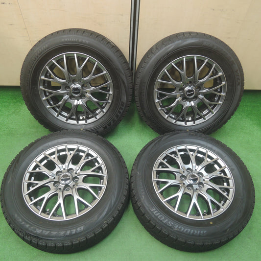 *送料無料* バリ溝！キレイ！8.5分★プリウス等 195/65R15 スタッドレス ブリヂストン ブリザック VRX Exceeder エクシーダー PCD100/5H★4020908SYス