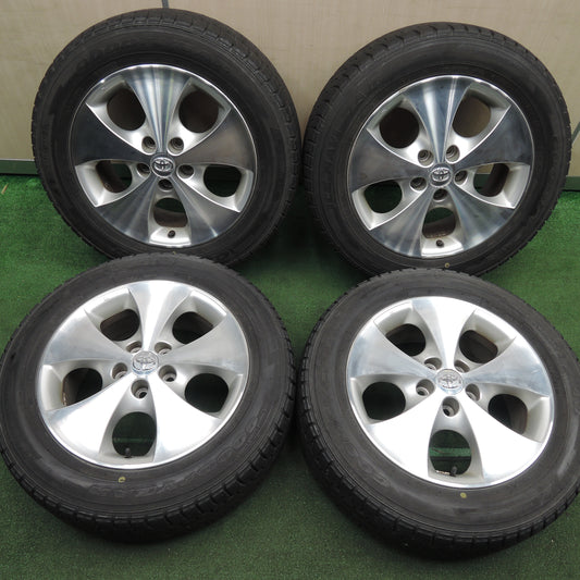 *送料無料*バリ溝！8.5分★トヨタ 10系 アルファード 純正 215/60R17 スタッドレス グッドイヤー アイスナビ ZEA2 17インチ PCD114.3/5H★3122901HAス