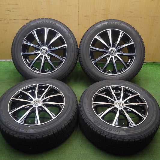 [送料無料]バリ溝！19年！キレイ！9.5分★スタッドレス 205/60R16 ヨコハマ アイスガード iG50 プラス RiZLEY ライツレー 16インチ PCD114.3/5H★3080904Hス