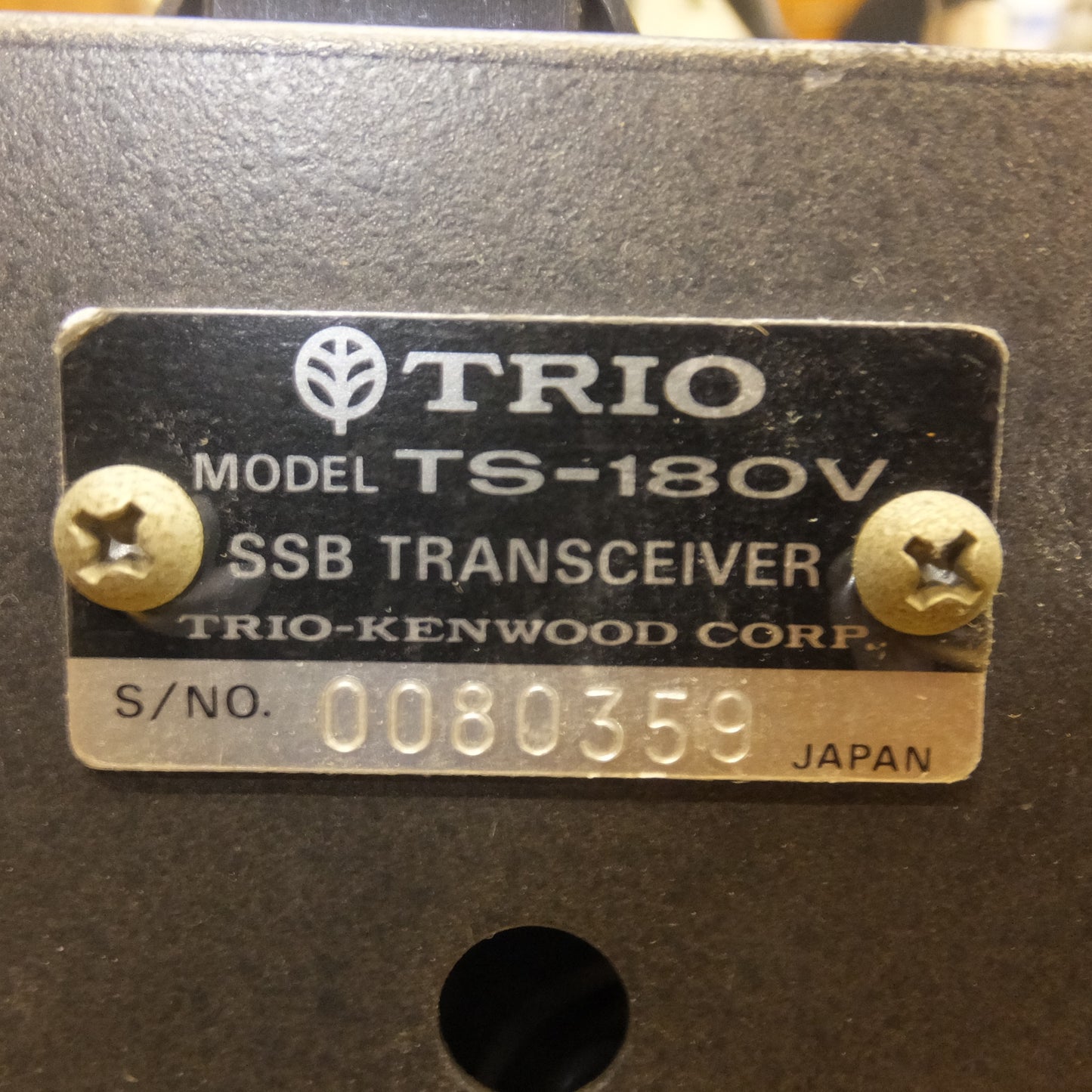 [送料無料] 現状品★ケンウッド TRIO トランシーバー 無線機 SSB TRANSCEIVER TS-180V★