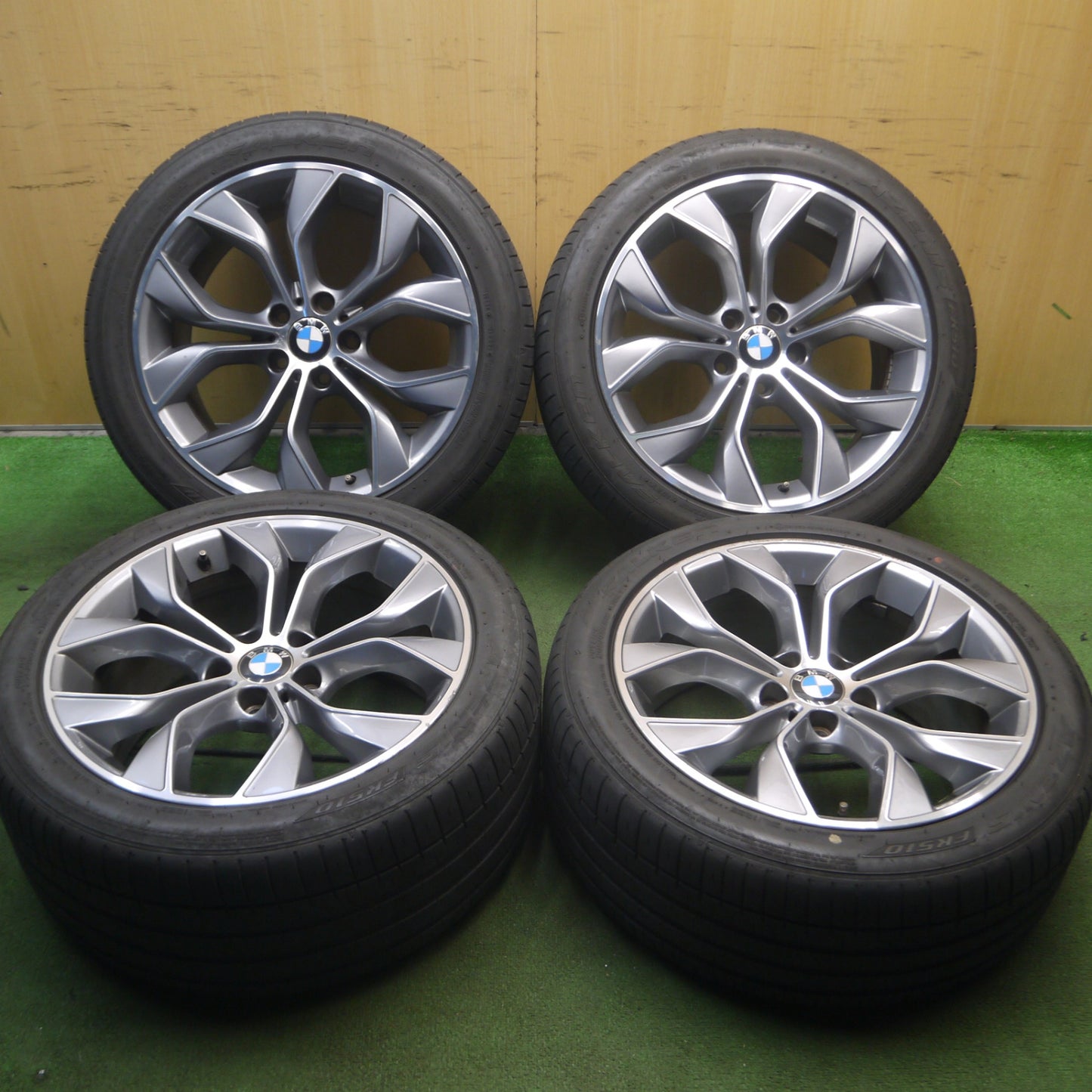 *送料無料* 4本価格！22年★BMW X3 F25 純正 OP 245/45R19 275/40R19 ファルケン アゼニス FK510 19インチ PCD120/5H★4020907Hノ