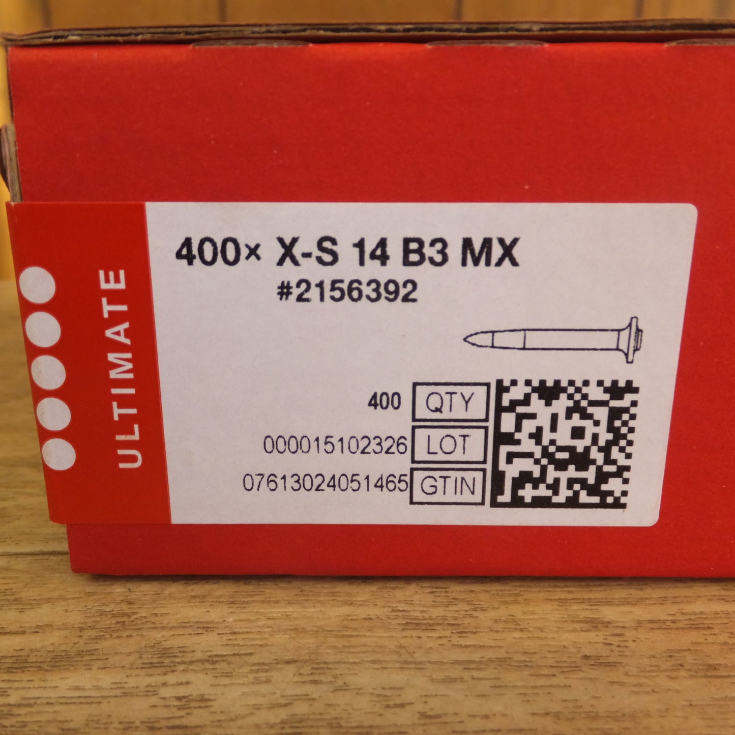 [送料無料]未使用★ヒルティ HILTI スチールネイル 400x X-S 14 B3 MX #2156392★