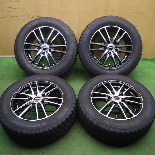 [送料無料]バリ溝！19年！キレイ！ほぼ10分★スタッドレス 195/65R15 グッドイヤー アイスナビ6 Laffite ラフィット 15インチ PCD114.3/5H★3071201Hス