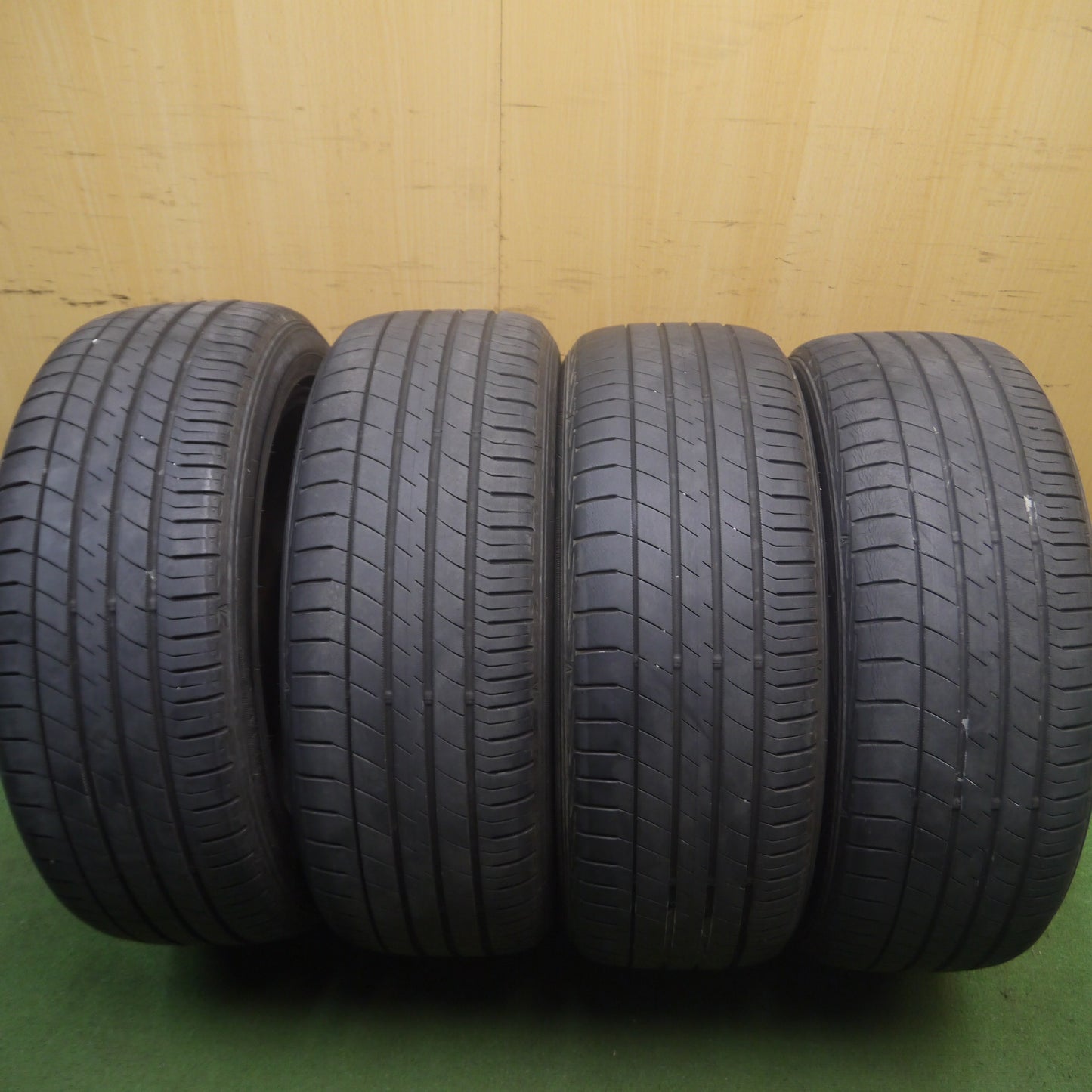 *送料無料*バリ溝！キレイ！8.5分★EuroSpeed MANARAY SPORT 215/50R17 ダンロップ LE MANS V 17インチ マナレイ PCD100/5H★3121514Hノ