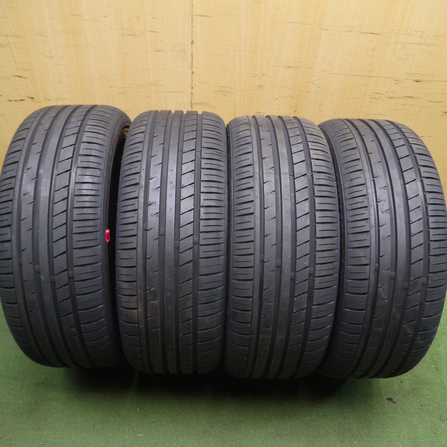 *送料無料* 超バリ溝！23年！ほぼ10分★Shallen XF-55 AME 215/35R19 ジーテックス HP2000 vfm シャレン 19インチ PCD114.3/5H★4020611Hノ