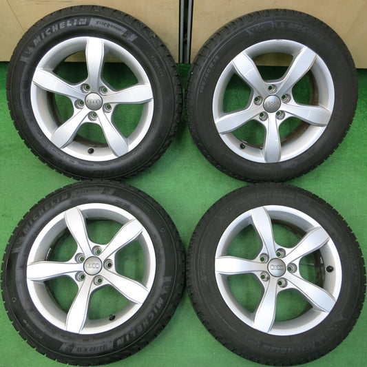 *送料無料*バリ溝！20年！キレイ！9.5分以上★アウディ A1 純正 ATS 185/60R15 スタッドレス ミシュラン X-ICE XI3 ミシュラン X-ICE SNOW PCD100/5H★4010503イス